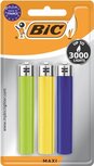 BIC Maxi vuursteen aansteker, geassorteerde kleuren, blister van 3 stuks BIC Maxi vuursteen aansteker, geassorteerde kleuren, blister van 3 stuks
