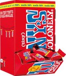 Tony's Chocolonely mini chocoladereep, 900g, doos van 100 stuks apart verpakt, melk