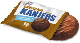 Kanjers Mini chocoladewafel, individueel verpakt, 13,4 g