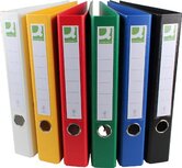Q-CONNECT ordner, voor ft A4, volledig uit PP, rug van 5 cm, geassorteerde kleuren Q-CONNECT ordner, voor ft A4, volledig uit PP, rug van 5 cm, geassorteerde kleuren