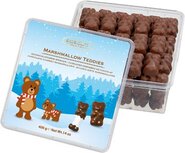 Hamlet marshmallow chocolade, doos van 400 gram Hamlet marshmallow chocolade, doos van 400 gram