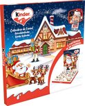 Kinder chocolade adventskalender mix, doos van 123 gram Kinder chocolade adventskalender mix, doos van 123 gram