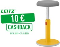 Leitz Ergo Cosy actieve Zit/Sta kruk, geel