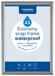 Europel clicklijst Economy, waterdicht, lijst 25 mm, ft A3, zilver Europel clicklijst Economy, waterdicht, lijst 25 mm, ft A3, zilver
