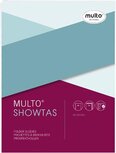 Multo geperforeerde showtas ft A4, 23-gaatsperforatie, 80 micron, gekorreld, pak van 10 stuks Multo geperforeerde showtas ft A4, 23-gaatsperforatie, 80 micron, gekorreld, pak van 10 stuks
