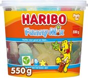 Haribo snoepgoed Funny mix, emmer van 550 g