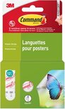 Command posterstrip, small, draagvermogen 225 gram, wit, blister van 12 stuks