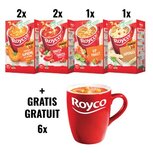 ACTIE ROYCO: 2 x pompoen, 2 x tomaat balletjes, 1 x kip, 1 x asperges + 1 x 6 tassen GRATIS