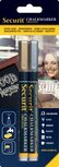 Securit krijtmarker small, blister met 2 stuks, goud en zilver