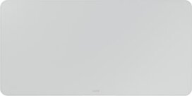 Leitz bureauonderlegger en muismat, lederlook, ft 80 x 40 cm, lichtgrijs