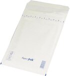 OFFICE products luchtkussenenveloppen, met stripsluiting, 220 x 265 mm, wit, pak van 10 stuks
