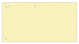 OFFICE products verdeelstroken, 240 x 105 mm, pak van 100 stuks, geel