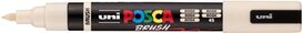 Uni Posca paintmarker PC-5BR, 1 - 4 mm, penseel punt, beige