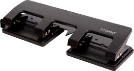 Q-CONNECT 4-gaatsperforator, tot 25 blad, zwart
