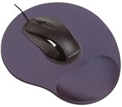 Q-CONNECT gel muismat met polssteun grijs 23 x 26 cm