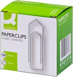 Q-CONNECT papierklemmen, 50 mm, doos van 100 stuks