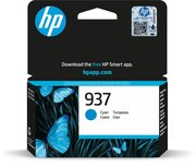 HP inktcartridge 937, 800 pagina's, OEM 4S6W2NE, cyaan