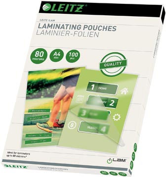 Leitz DS 100 Lamineeretui Transparant A4 80 micron