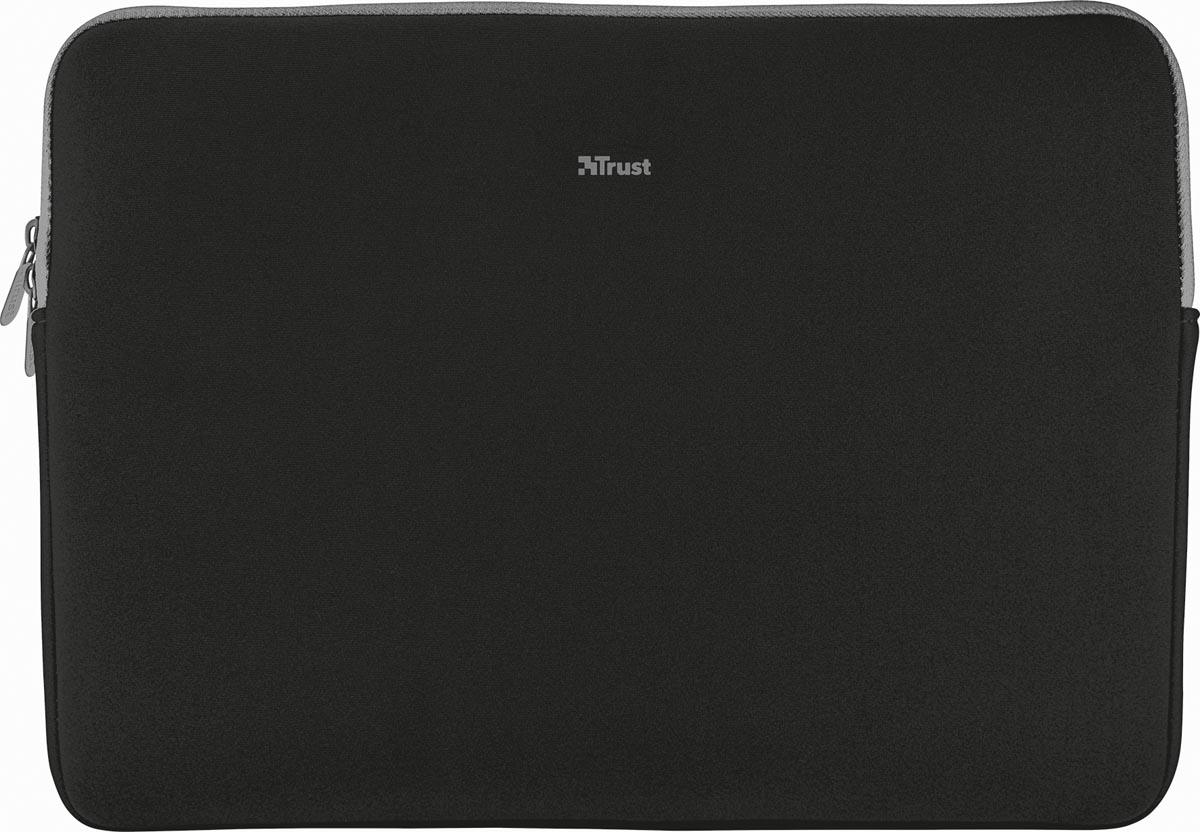 Trust Primo Soft Sleeve laptoptas polyester voor 15,6 inch laptops zwart