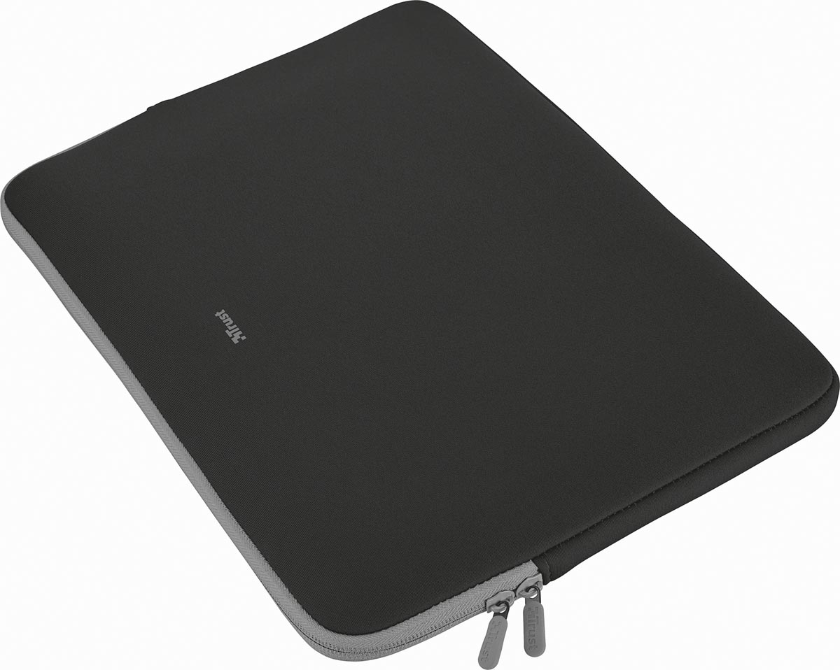 Trust Primo Soft Sleeve laptoptas polyester voor 15,6 inch laptops zwart