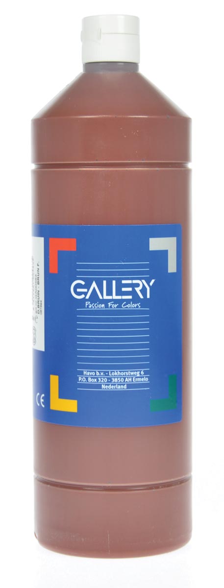 Gallery plakkaatverf donkerbruin 1 l waterbasis ecologisch