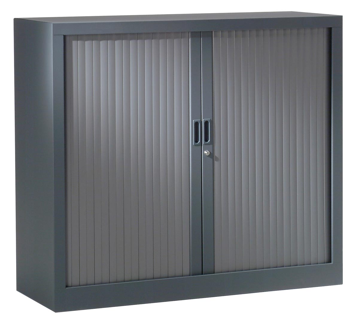 Henry Pierre Roldeurkast Metaal Antraciet 100 x 120 x 43 cm
