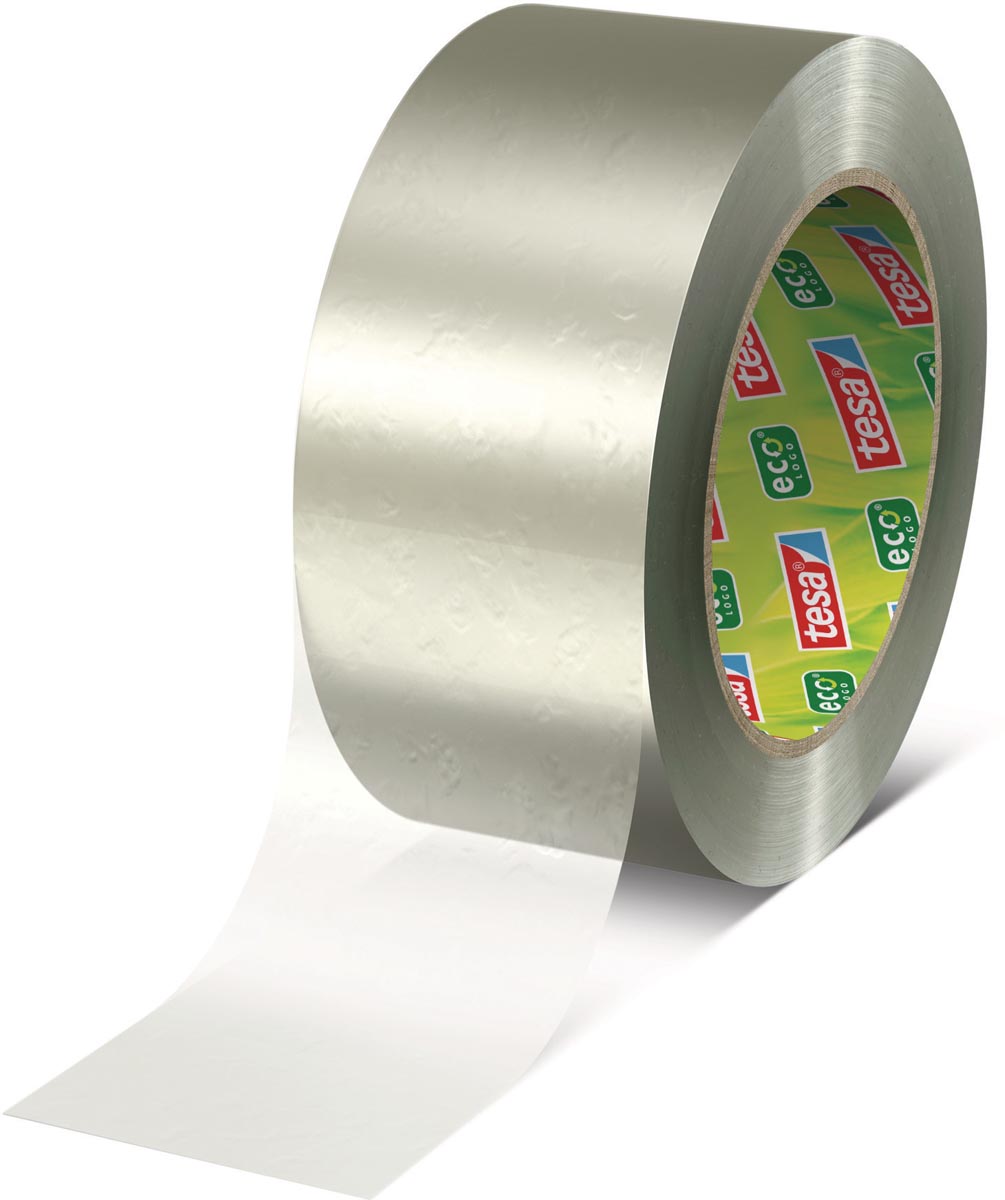 Tesapack eco & ultra strong ecologo, 50 mm x 66 m, transparant