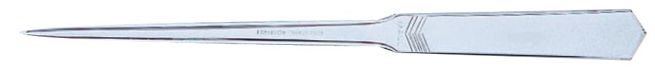 Maul briefopener Slim vlak model roestvrij staal zilverkleurig 28,4 cm