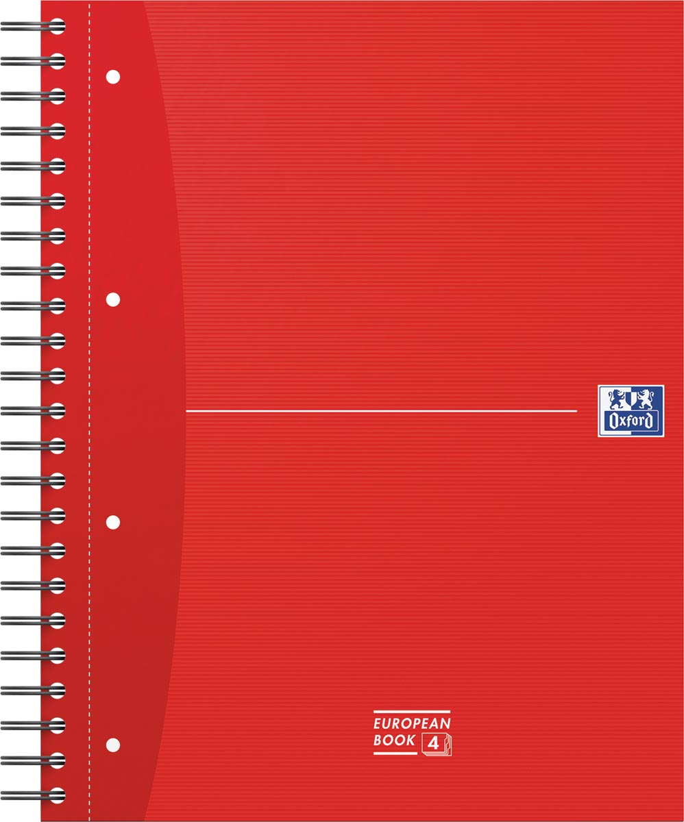 Oxford Office Essentials European Book, 240 bladzijden, ft A4+, gelijnd, geassorteerde kleuren