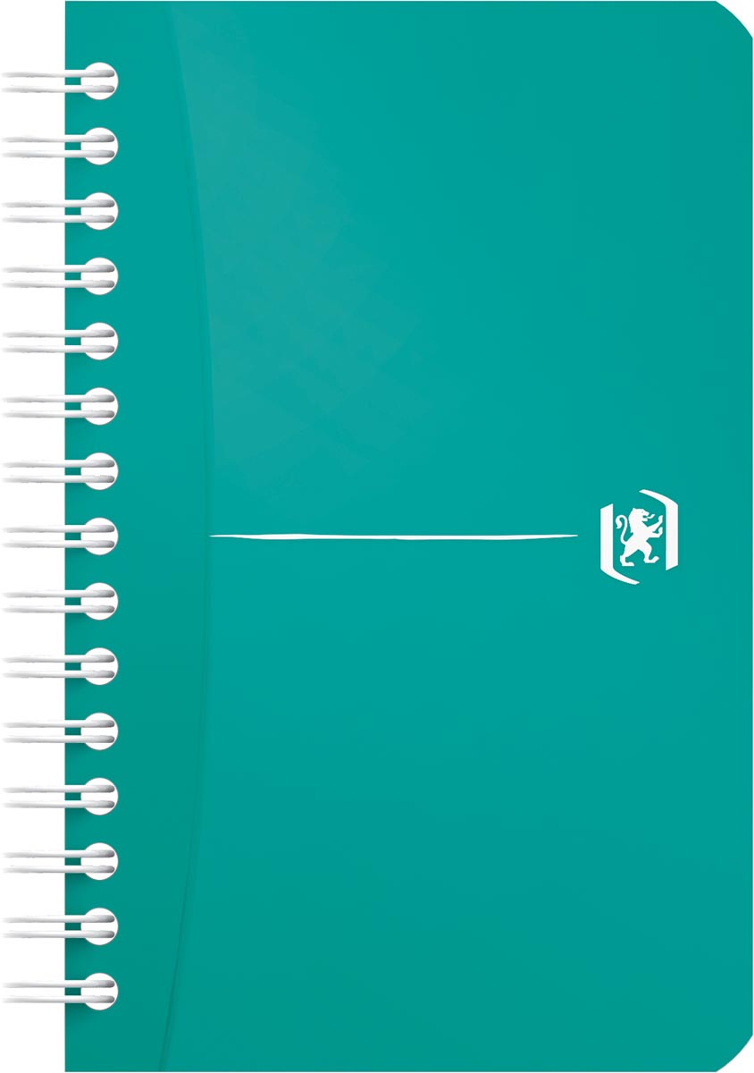 Oxford Office My Colours notitieboekje, 180 bladzijden, ft 9 x 14 cm, geruit 5 mm, geassorteerde kleuren