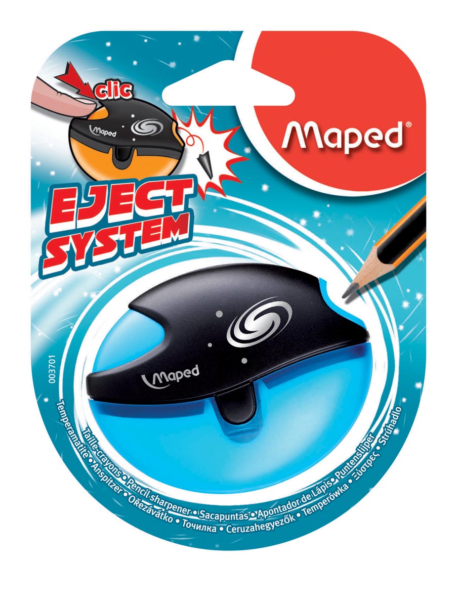 Maped Potloodslijper Galactic blauw plastic 126x92x26 mm