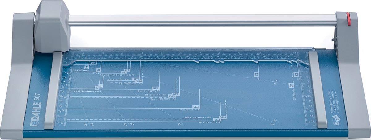Dahle rolsnijmachine 507 voor ft A4, capaciteit: 8 vel