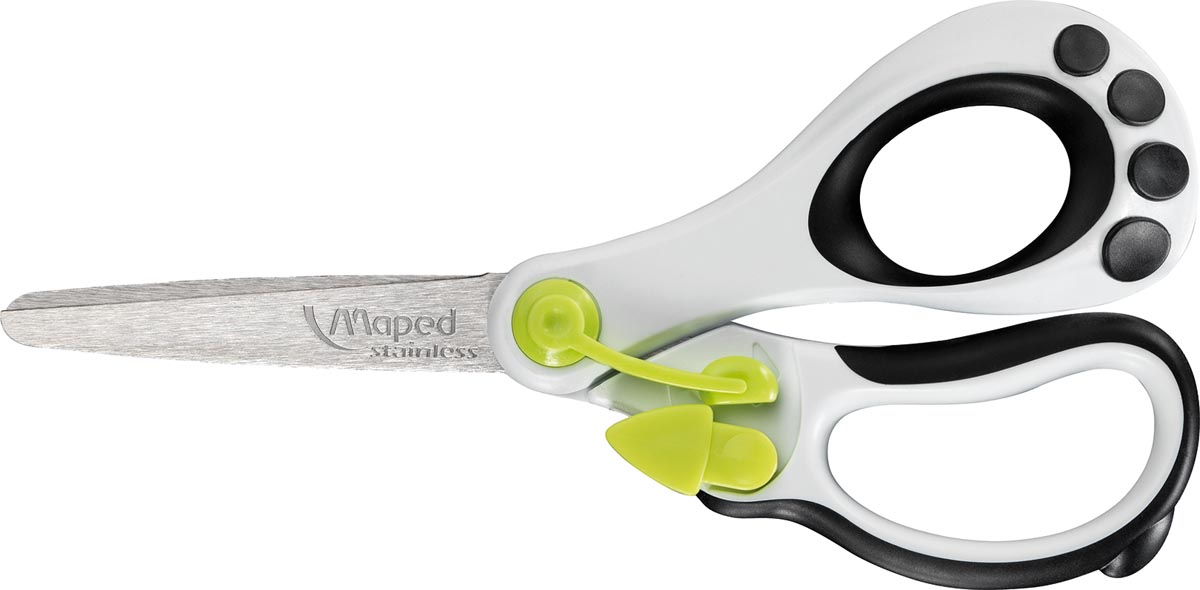 Maped kinderschaar Koopy, ft 13 cm, RVS, geassorteerde kleuren, blister van 1 stuk