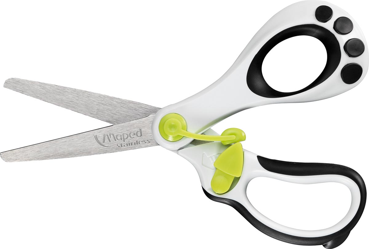 Maped kinderschaar Koopy, ft 13 cm, RVS, geassorteerde kleuren, blister van 1 stuk