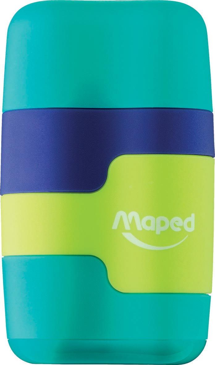 Maped potloodslijper + gom Connect Soft Touch, op blister