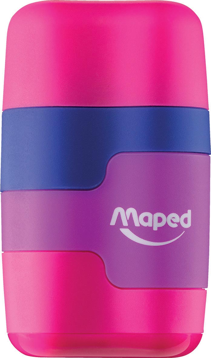 Maped potloodslijper + gom Connect Soft Touch, op blister