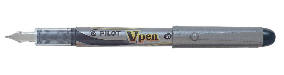 Pilot vulpen V-Pen Silver zwart