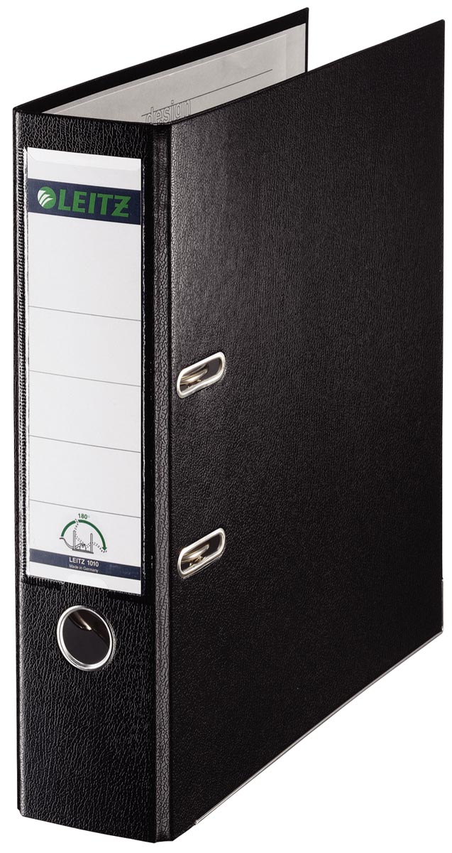 Leitz 180° ordner, A4, uit PP, rug van 8 cm, zwart