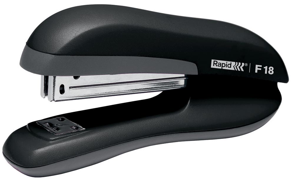 Rapid F18 full-strip bureau nietmachine zwart 20 blad ABS-kunststof staal