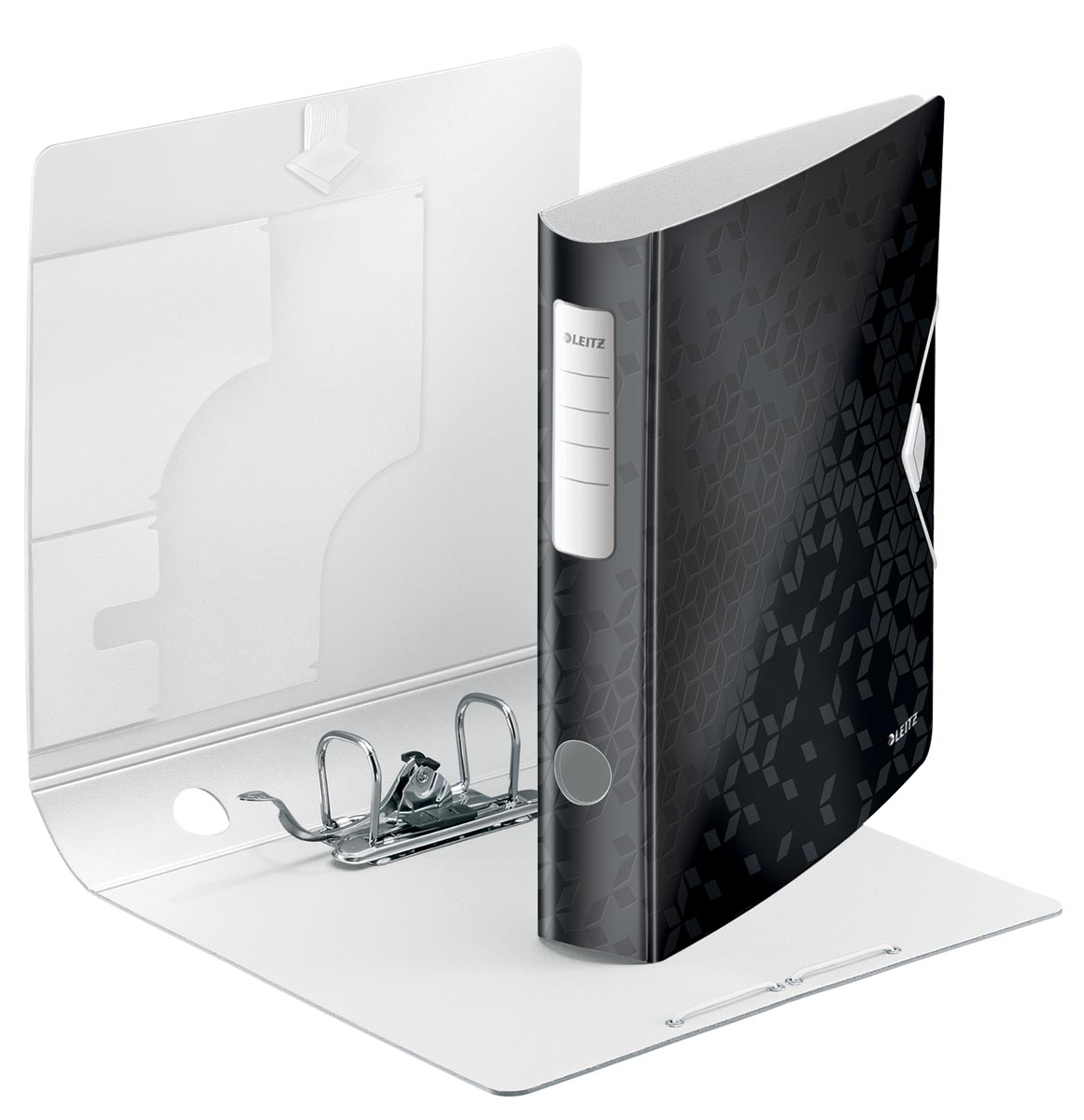 Leitz WOW ordner Active rug van 6,5 cm, zwart