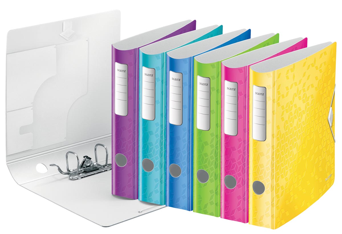 Leitz WOW ordner Active, geassorteerde kleuren, rug van 6,5 cm