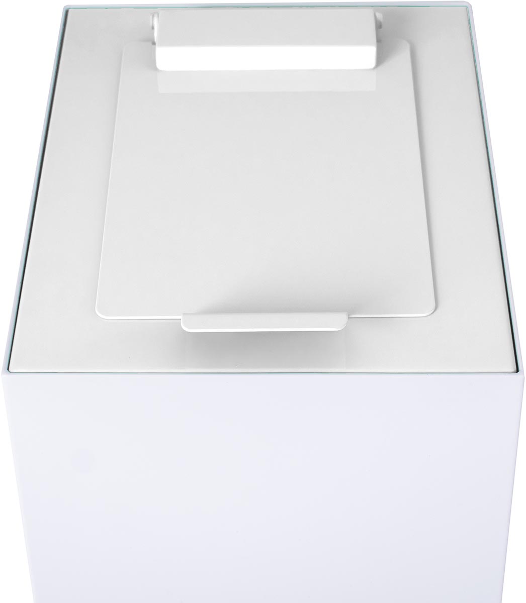 V-Part top met klep voor modulaire afvalbak 60 l, wit