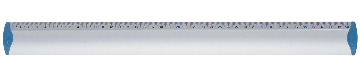 Maped lat uit geanodiseerd aluminium 40 cm