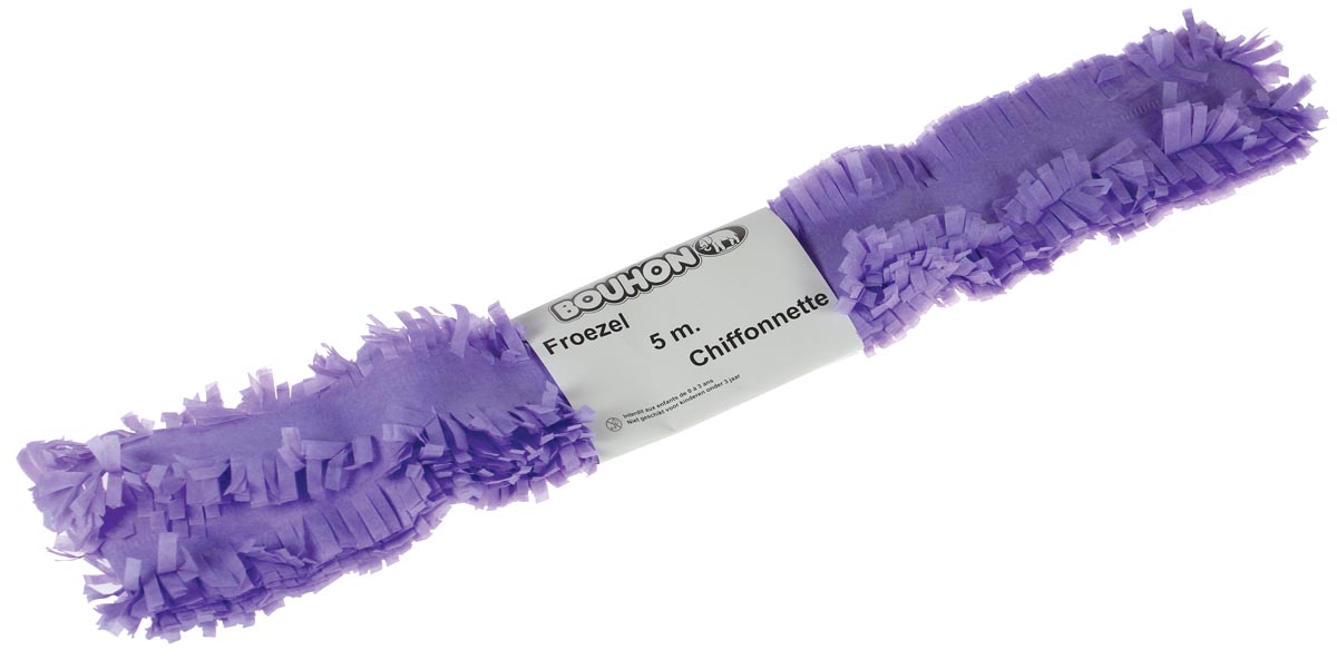 Bouhon Froezelpapier Paars Rol 5 m x 6 cm