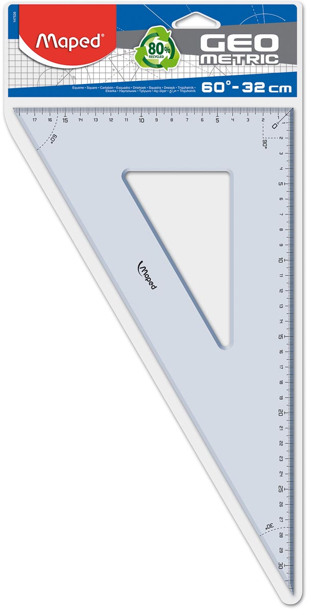 Maped winkelhaak Technic 32 cm, 60°