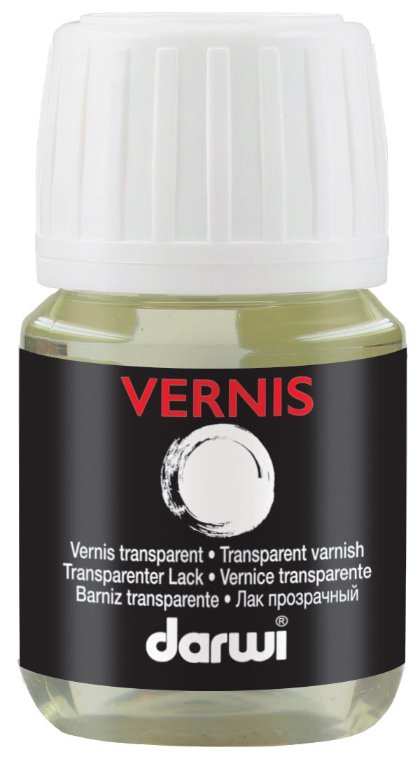 Darwi vernis glanzend geel 30 ml flacon vernishars