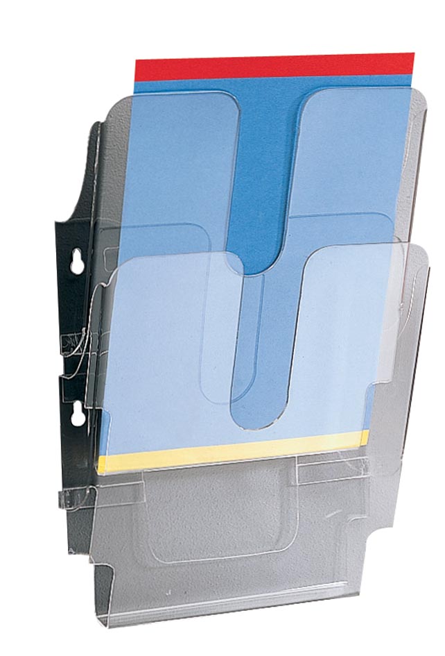 Durable Flexiplus 2 Verticale folderhouder Transparant A4 36 x 24,7 x 10 cm