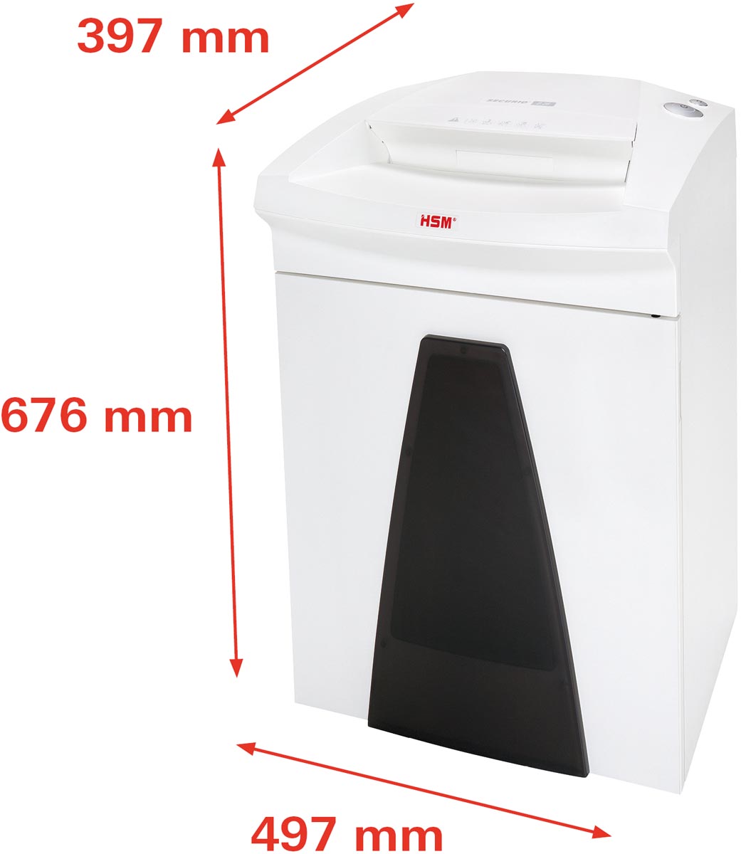 HSM SECURIO B26 papiervernietiger, 1,9 x 15 mm