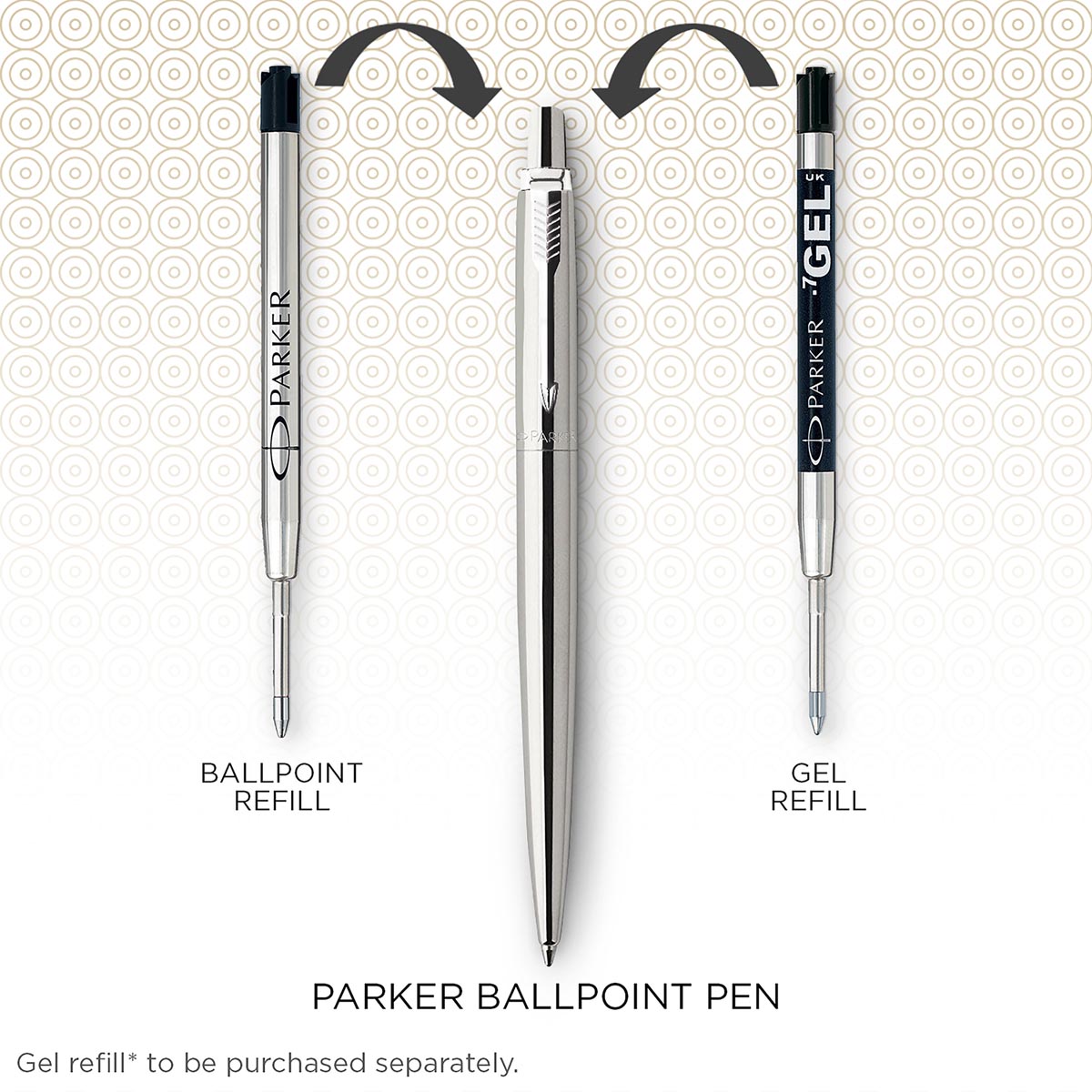 Parker Jotter balpen Kensington Red CT, op blister