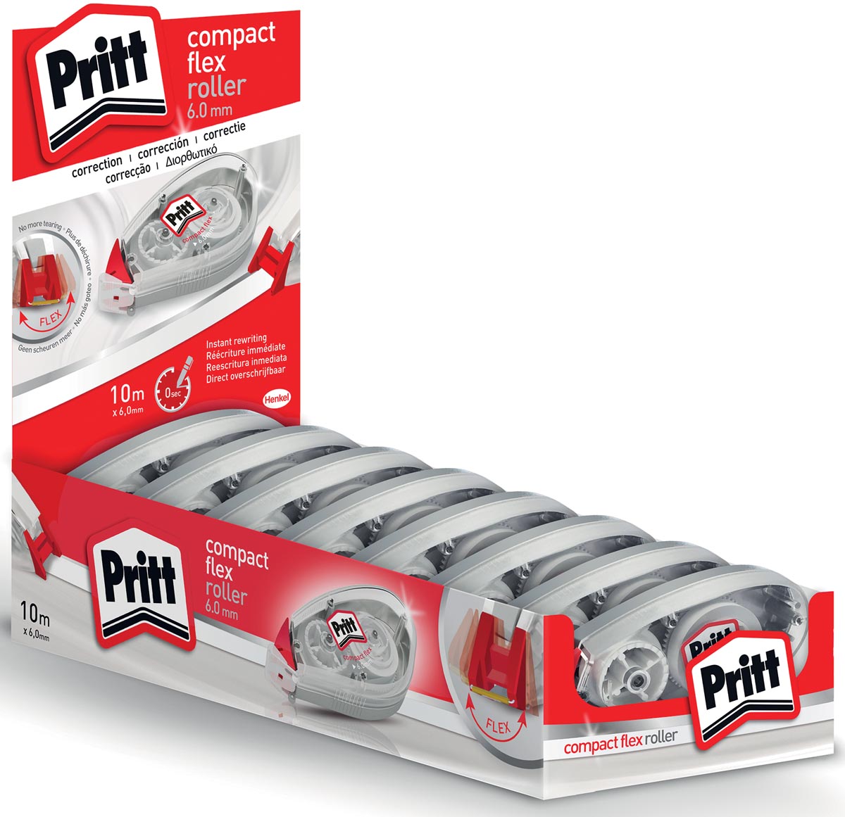 Pritt correctieroller Compact Flex 6 mm x 10 m